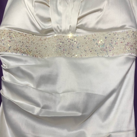 RUBY ROX Sz 5 White sequin dress. - Picture 4 of 7